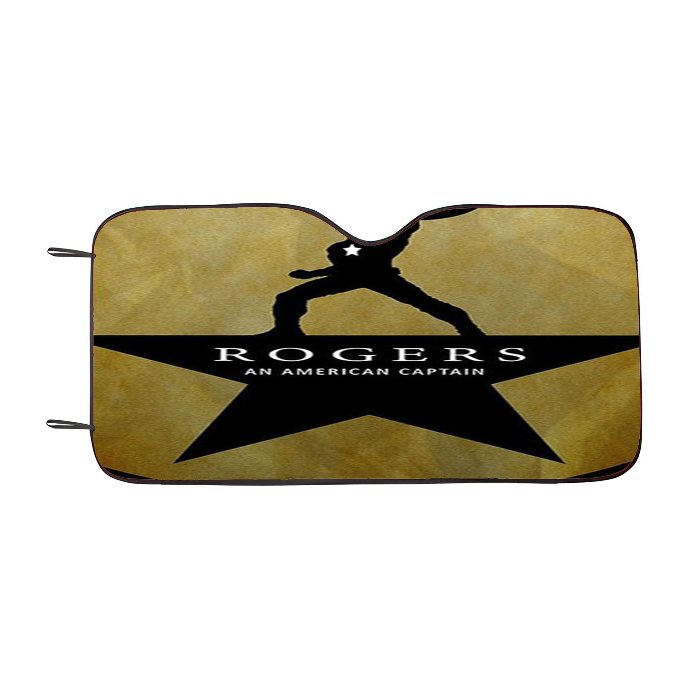 Captain America Hamilton Car Windshield Sunshade