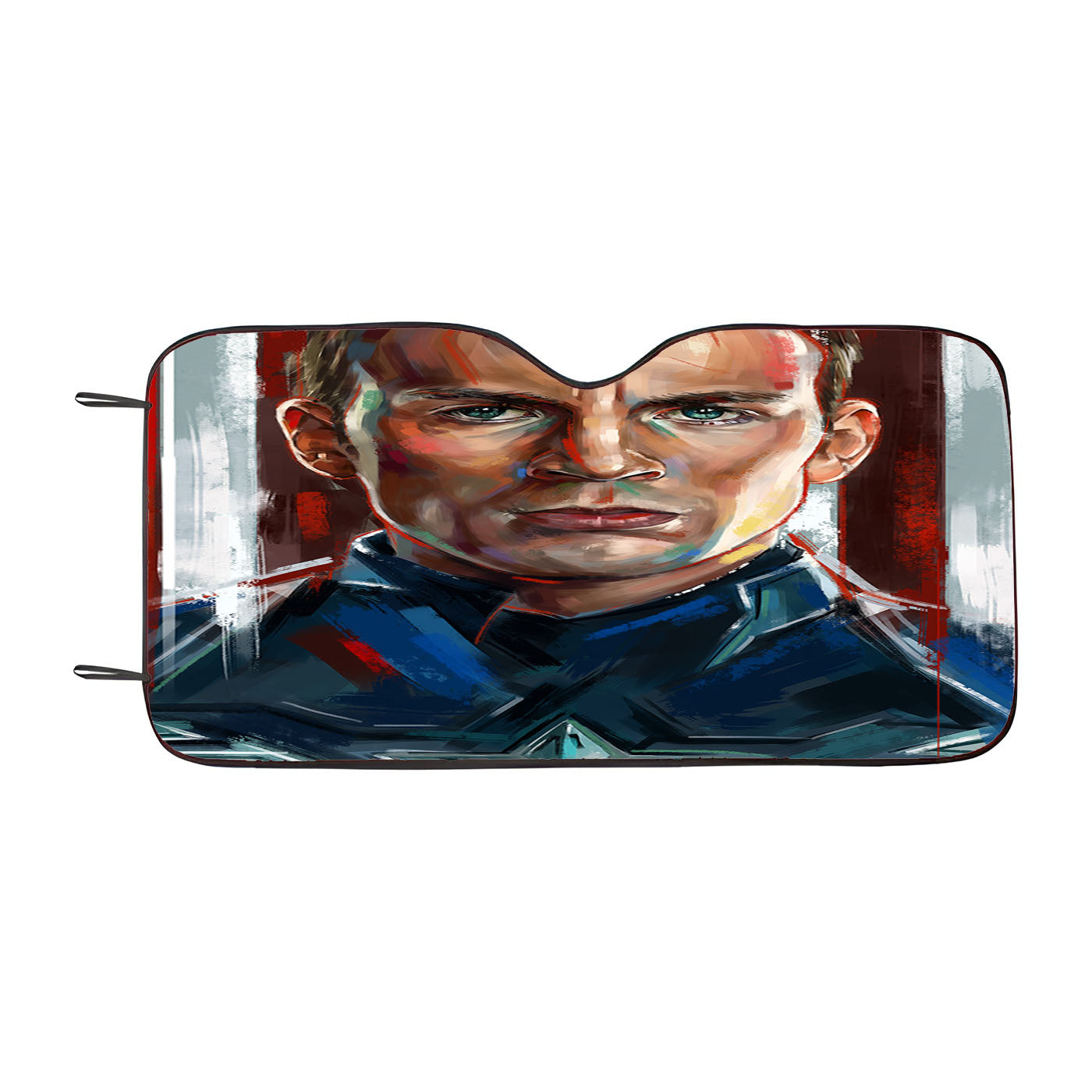 Captain America Illustration Car Windshield Sunshade
