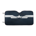 Captain America Logo Strenght Car Windshield Sunshade