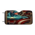 Captain America Marvels Car Windshield Sunshade