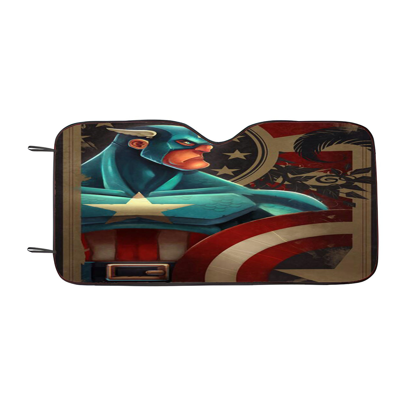 Captain America Marvels Car Windshield Sunshade