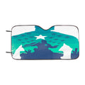 Captain America Minimalist Car Windshield Sunshade