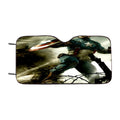Captain America Shield Defend Car Windshield Sunshade