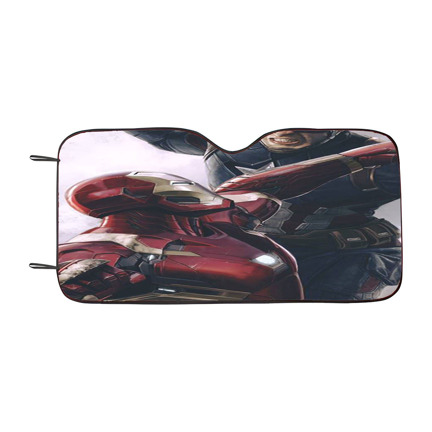 Captain America Vs Iron Man Car Windshield Sunshade