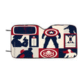 Captain Amerika Collage Car Windshield Sunshade