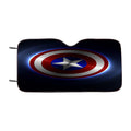 Captain Amerika Shield Car Windshield Sunshade