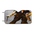 Captain Jack Sparrow Pose Car Windshield Sunshade