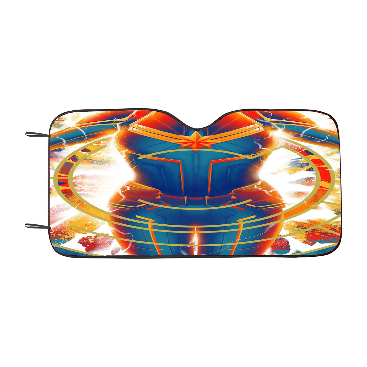 Captain Marvel Car Windshield Sunshade