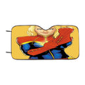 Captain Marvel Animated Poster Car Windshield Sunshade