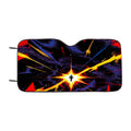 Captain Marvel Artwork Car Windshield Sunshade