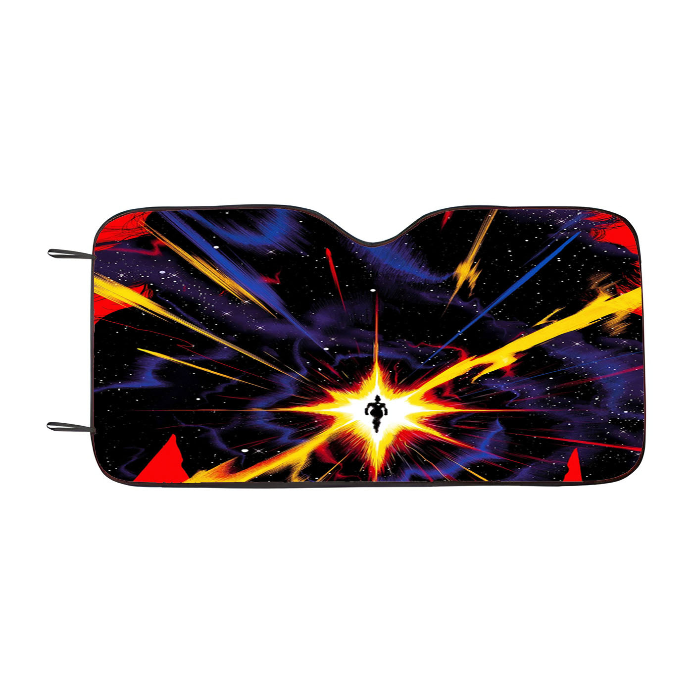 Captain Marvel Artwork Car Windshield Sunshade