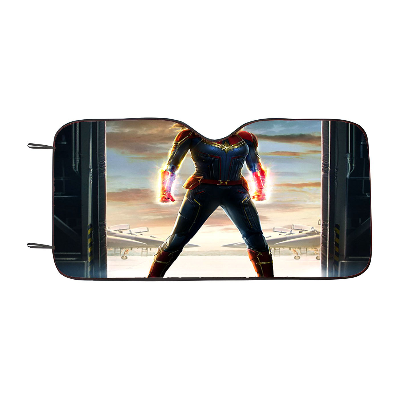 Captain Marvel Carol Danvers Car Windshield Sunshade