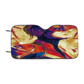 Captain Marvel Paint Car Windshield Sunshade