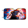 Captain Marvel Poster Car Windshield Sunshade