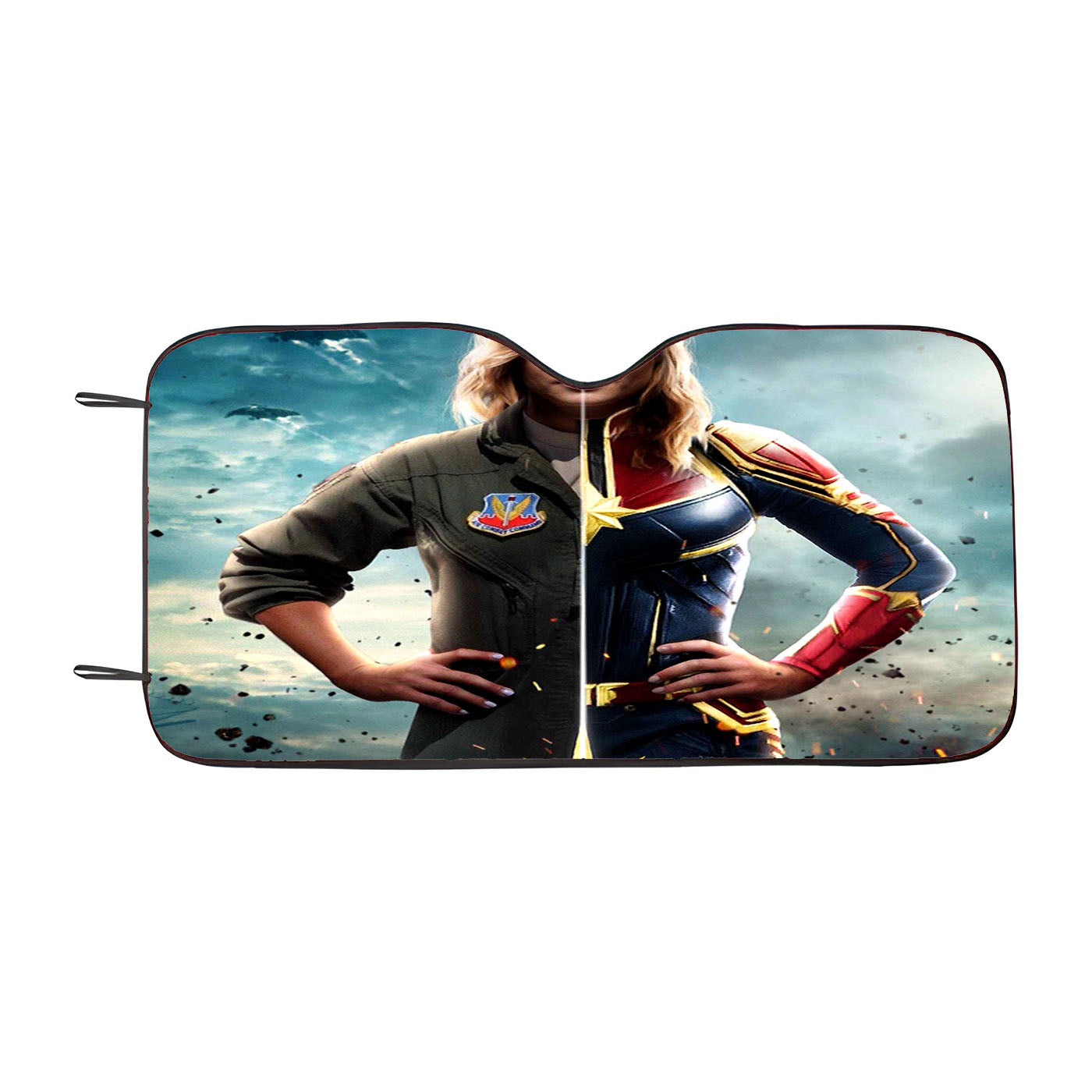 Captain Marvel X Brie Larson Car Windshield Sunshade