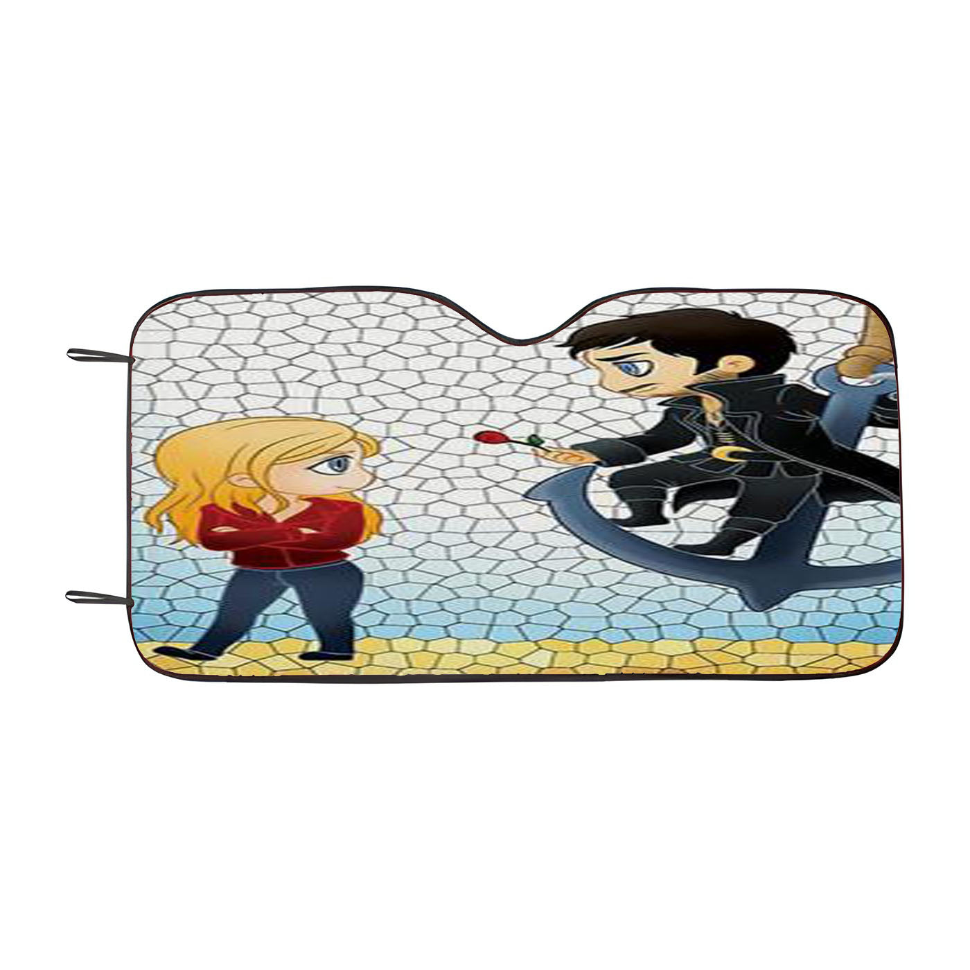 Captain Swan Car Windshield Sunshade