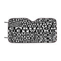 Cartoon Network Logo Pattern Car Windshield Sunshade