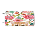 Cat Floral Cute Car Windshield Sunshade