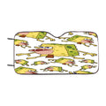 Caveman Spongebob Squarepants Pattern Car Windshield Sunshade