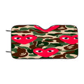 Cdg Chamo Pattern Bape Style Car Windshield Sunshade