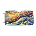 Celestial Wave Car Windshield Sunshade