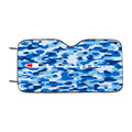 Champion Bape Camouflage Blue Car Windshield Sunshade