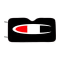 Champion Logo Black Car Windshield Sunshade