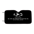 Champions League Europe Logo Soccer Art Illustration Dark Car Windshield Sunshade