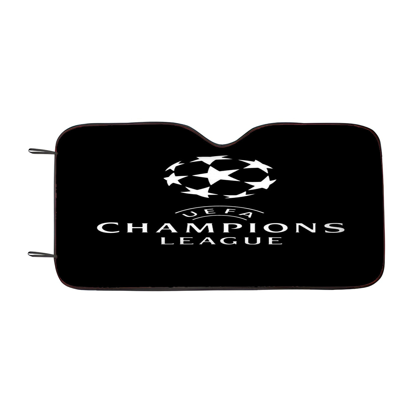 Champions League Europe Logo Soccer Art Illustration Dark Car Windshield Sunshade