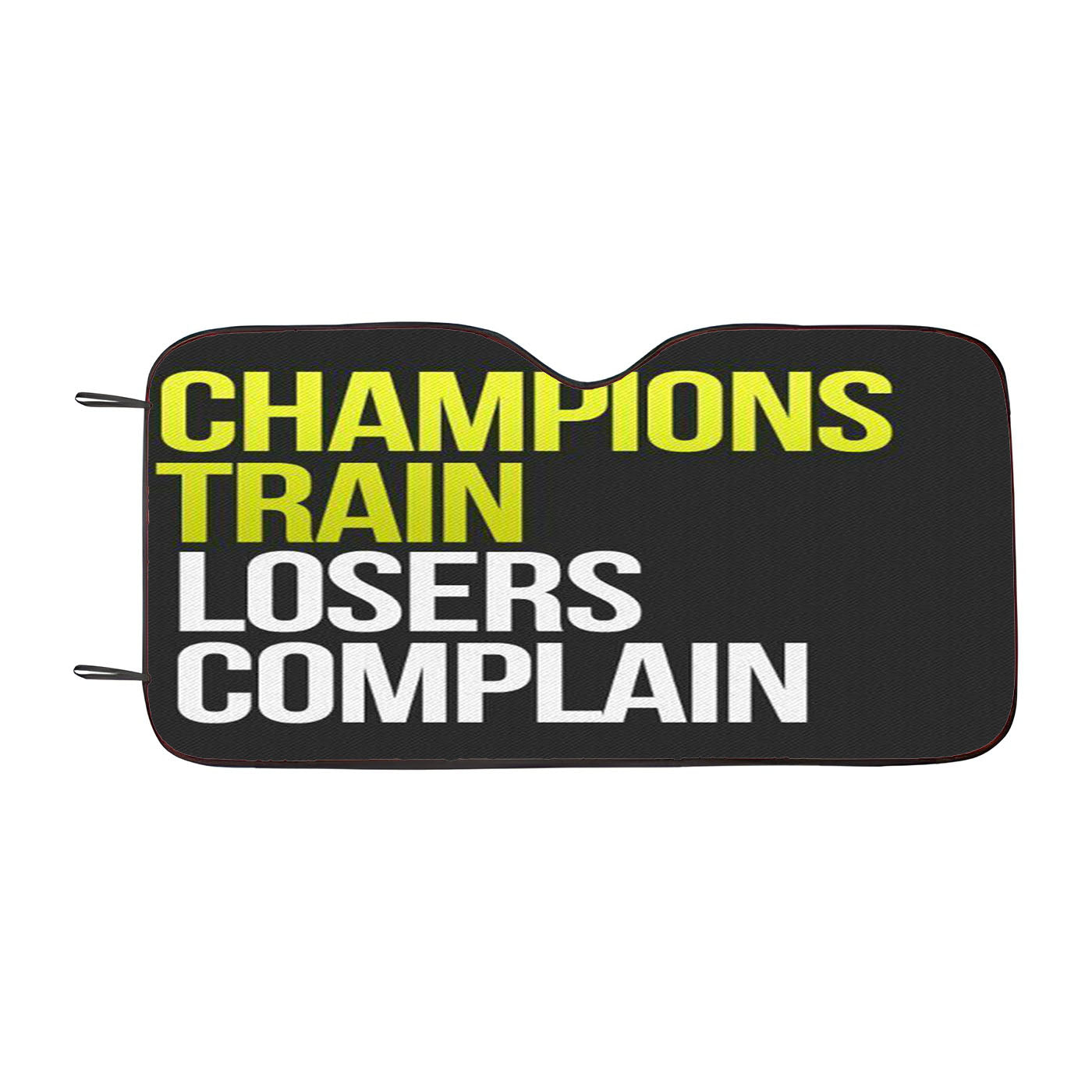 Champions Train Car Windshield Sunshade