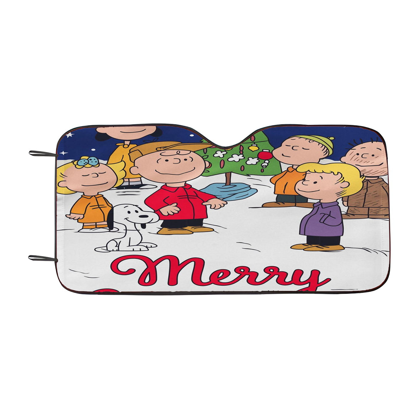 Charlie Brown Christmas Car Windshield Sunshade