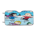 Charlie Brown Peanuts Gang Winter Car Windshield Sunshade