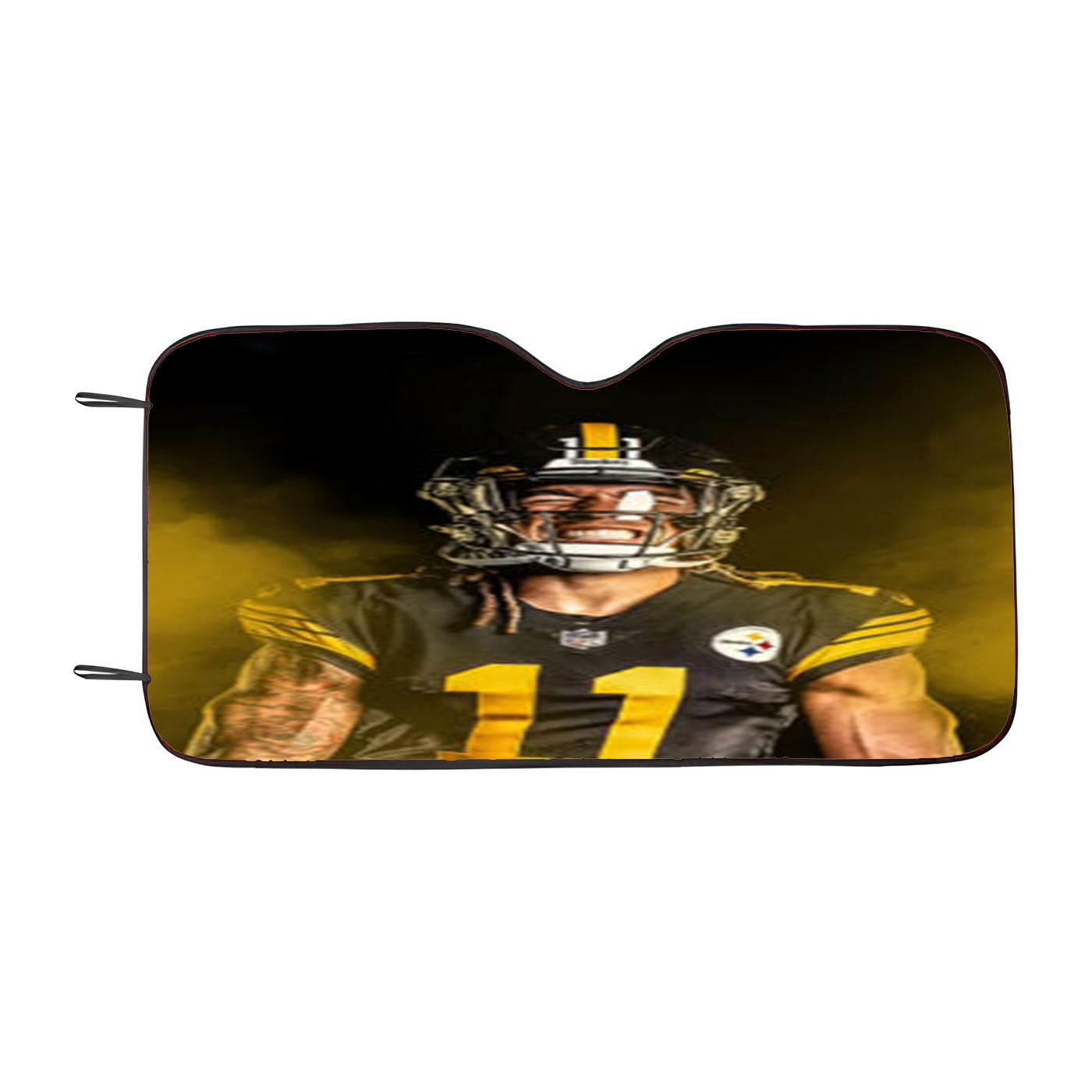 Chase Claypool Pittsburgh Steelers Car Windshield Sunshade