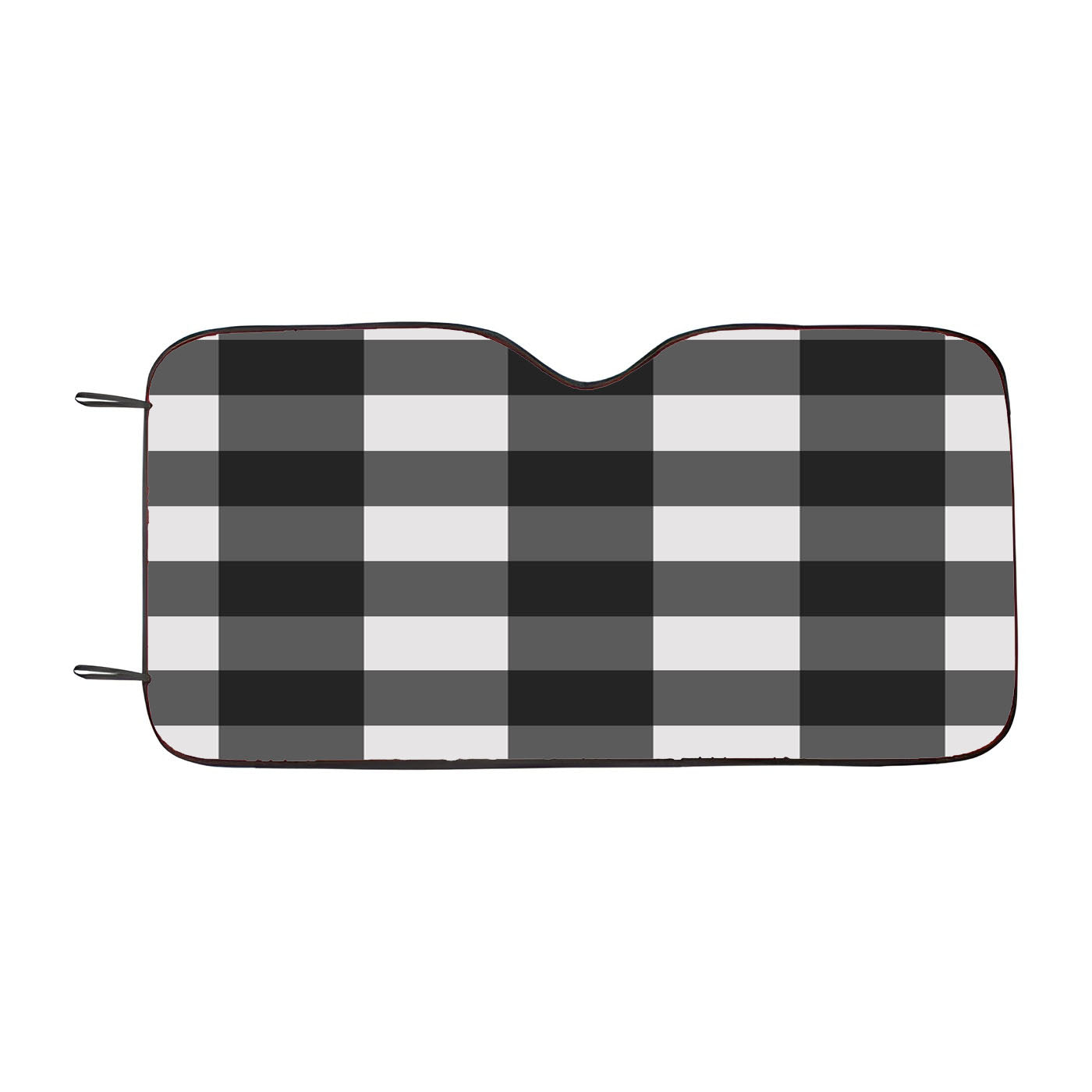 Check Me Out Checkerboard Car Windshield Sunshade