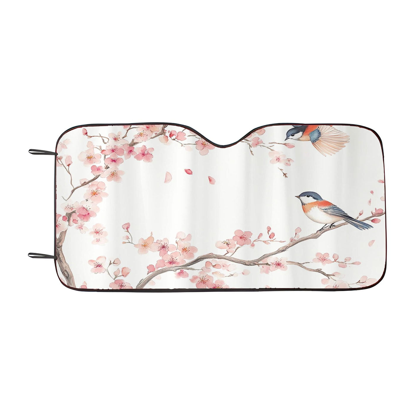 Cherry Blossom Bird Car Windshield Sunshade