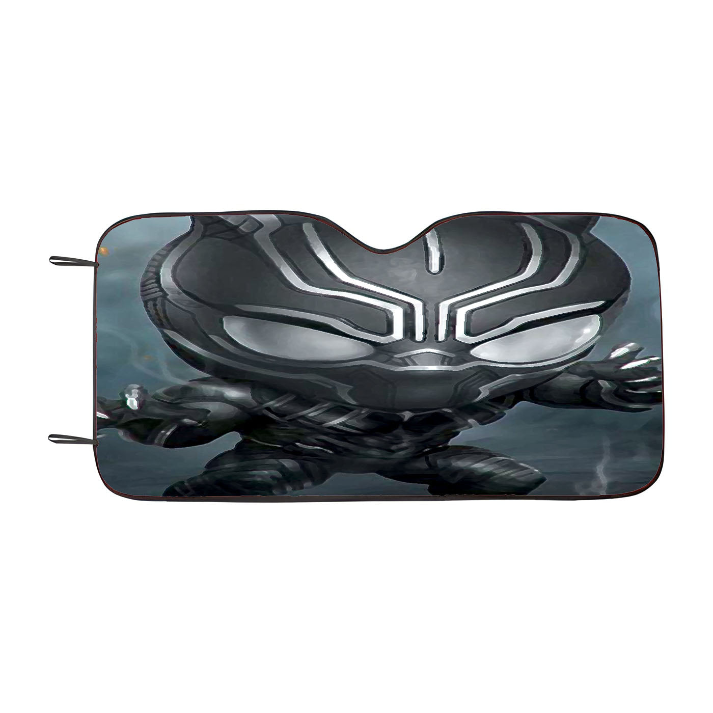 Chibi Fancy Black Panther Car Windshield Sunshade