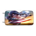 Chibi Fancy Captain America Car Windshield Sunshade