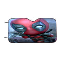 Chibi Fancy Deadpool Car Windshield Sunshade
