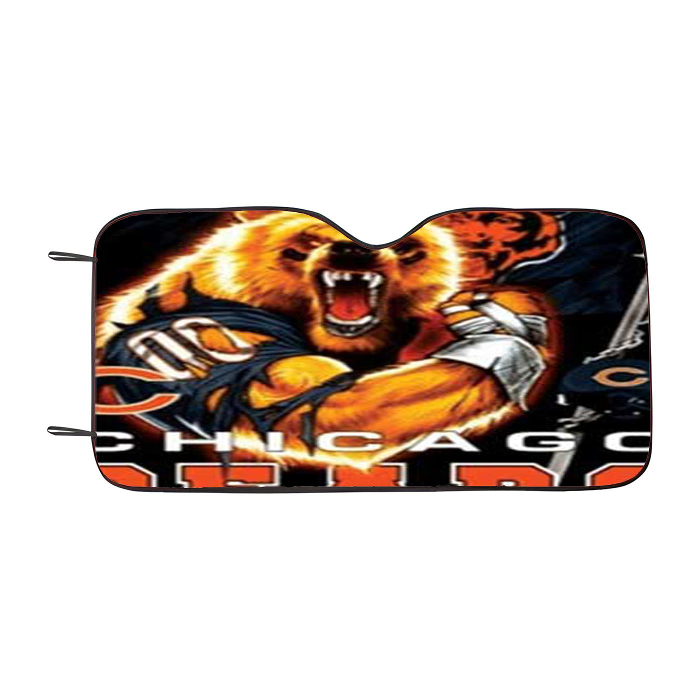 Chicago Bears Grrr Car Windshield Sunshade