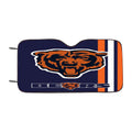 Chicago Bears Nfl Stripe Car Windshield Sunshade