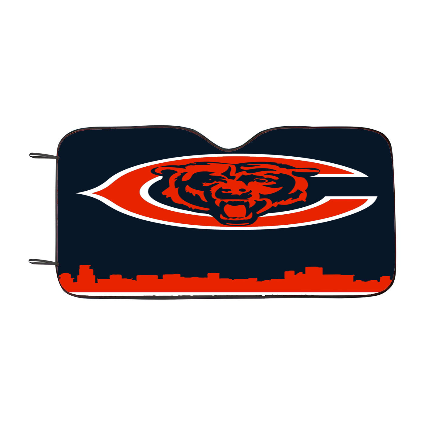 Chicago Bears Town Car Windshield Sunshade