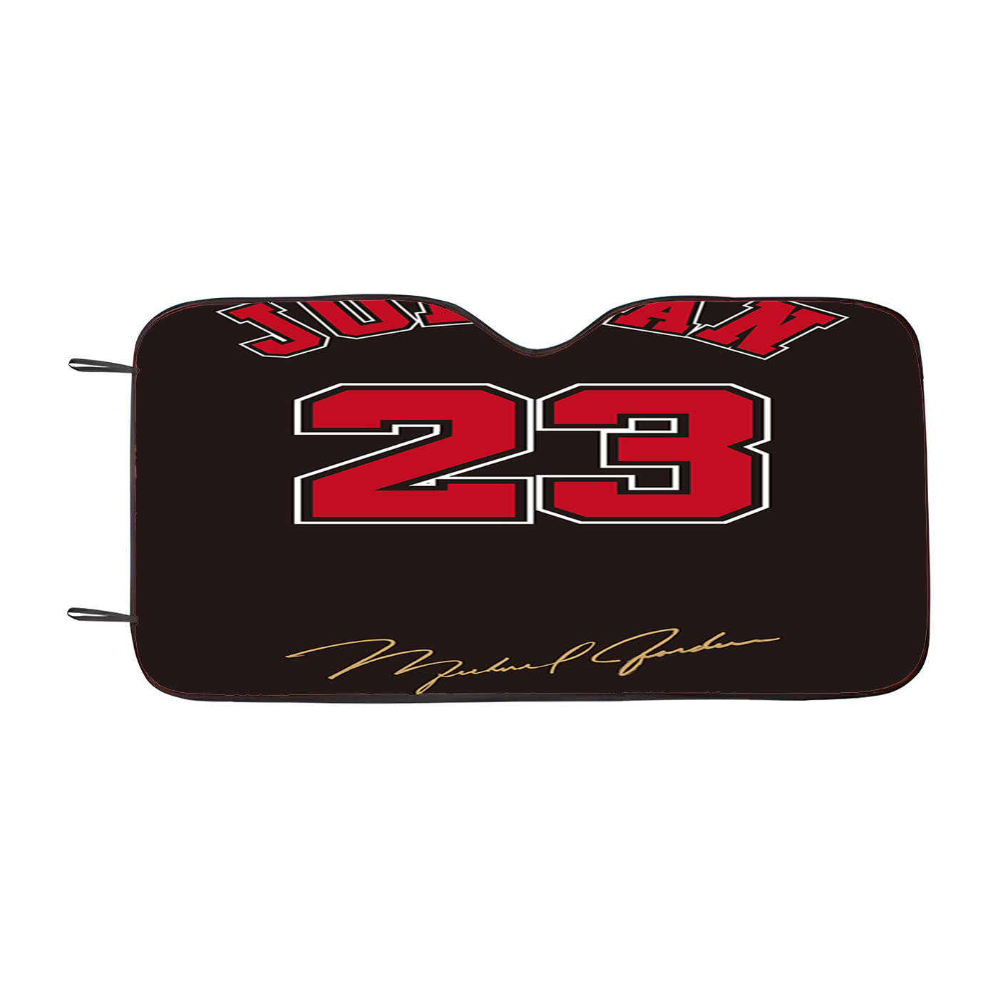 Chicago Bulls Jordan Black Car Windshield Sunshade