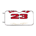 Chicago Bulls Jordan White Car Windshield Sunshade