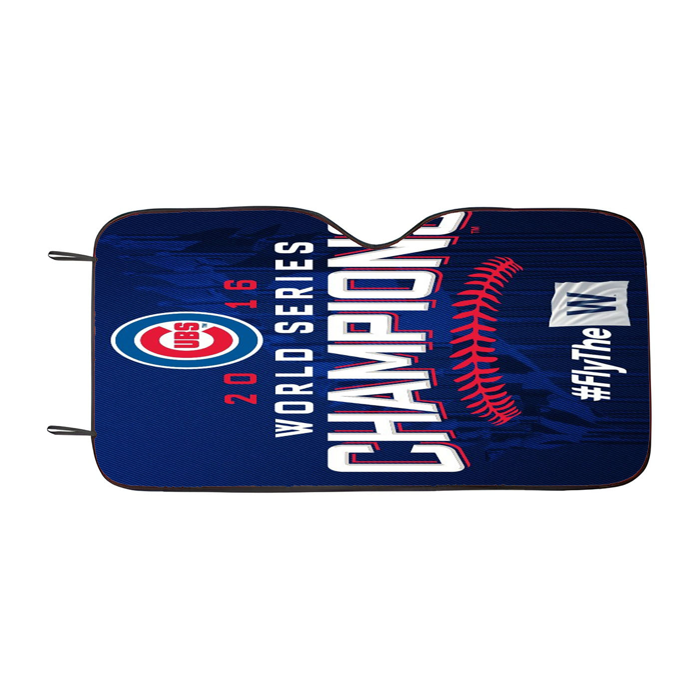 Chicago Cubs 2016 World Series Champions Fly W Win Car Windshield Sunshade