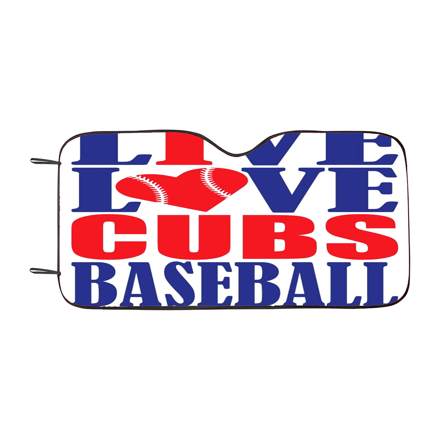 Chicago Cubs Baseball Quotes Car Windshield Sunshade