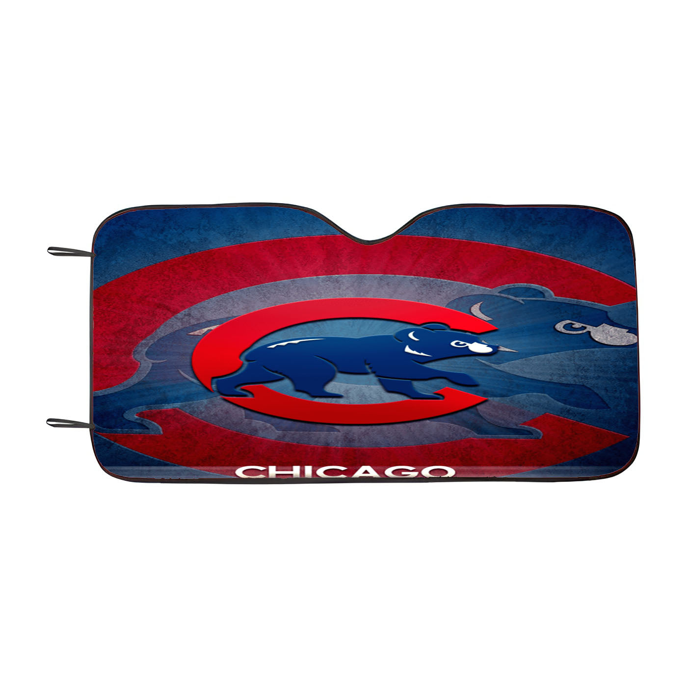 Chicago Cubs Bear Car Windshield Sunshade