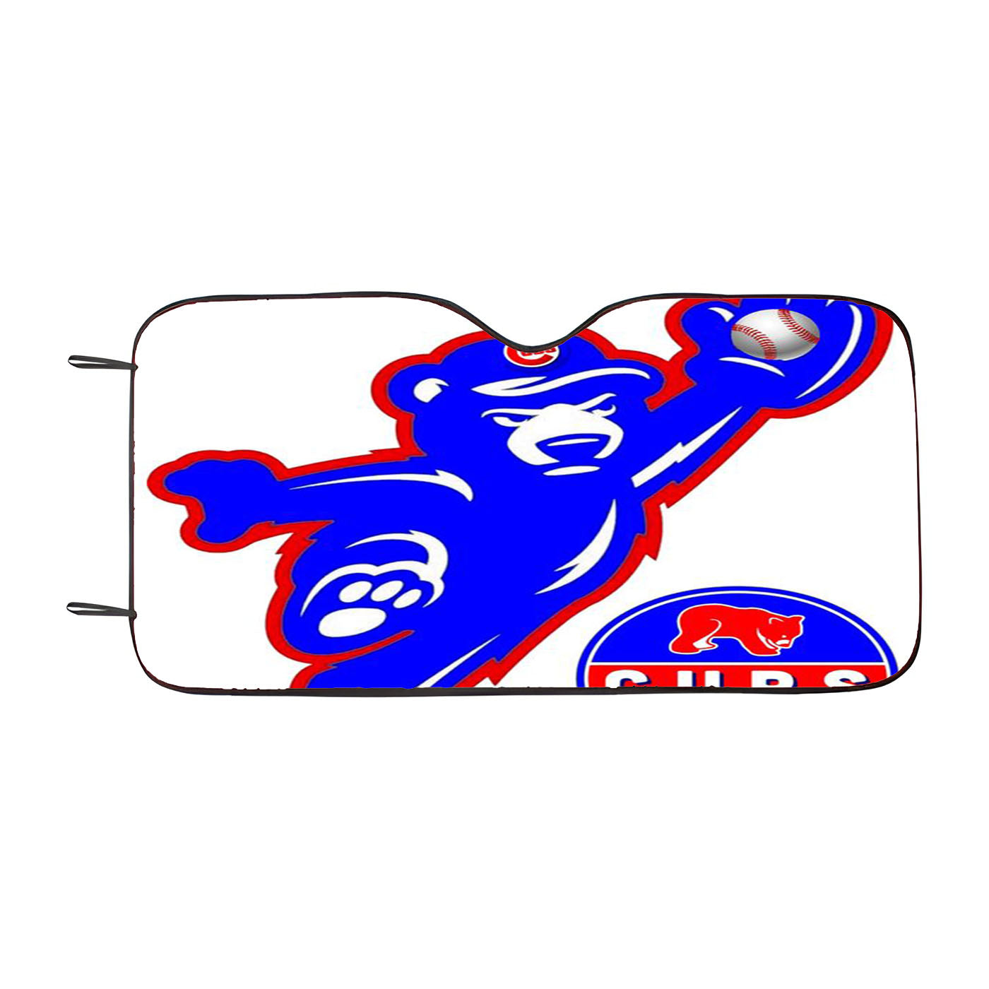 Chicago Cubs Bear Ba Car Windshield Sunshade