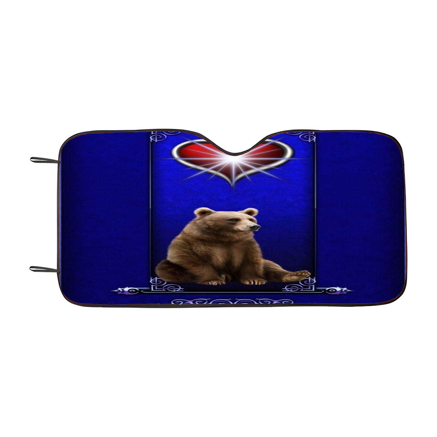 Chicago Cubs Bear Lord Car Windshield Sunshade