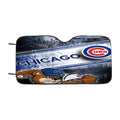 Chicago Cubs Bears Grunge Car Windshield Sunshade