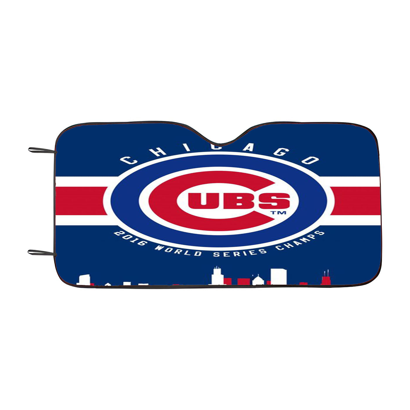 Chicago Cubs Blues Car Windshield Sunshade
